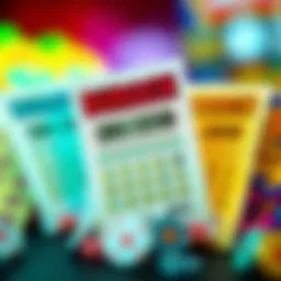 Digital representation of scratch tickets available for online purchase