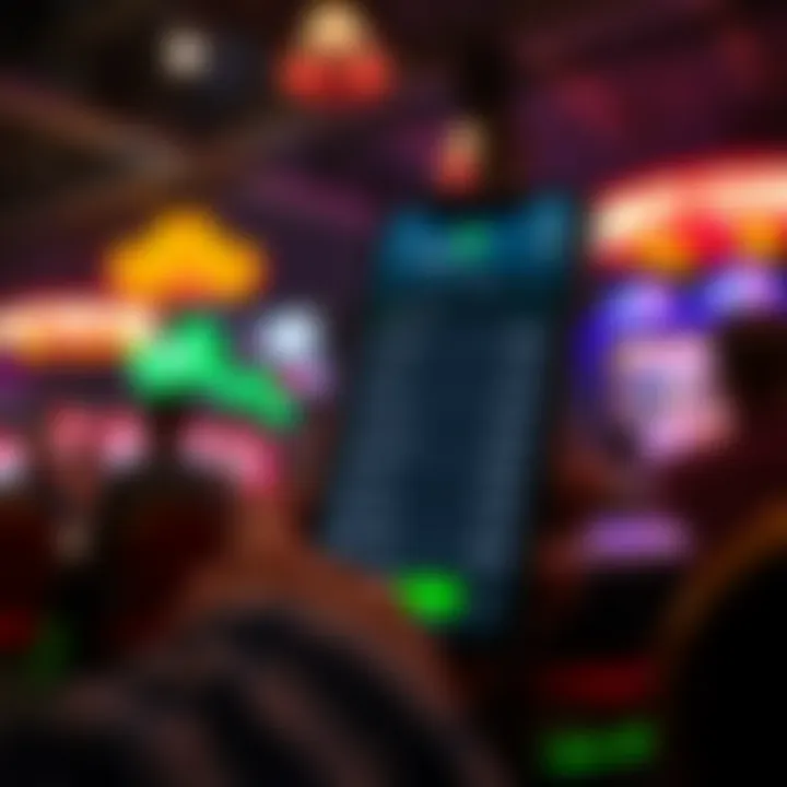 Cash App interface showcasing gambling transactions