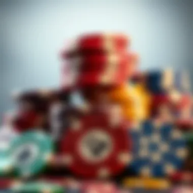 Diversity in Design: A Collector's Perspective A collection of various clay poker chips highlighting their unique colors and designs