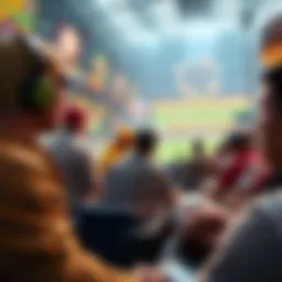 Dynamic live betting scene showcasing various sports