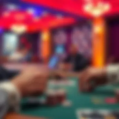 Gameplay Mechanics of Texas Hold'em Illustration of Texas Hold'em gameplay mechanics and rules