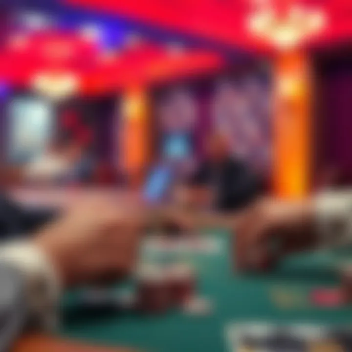 Gameplay Mechanics of Texas Hold'em Illustration of Texas Hold'em gameplay mechanics and rules