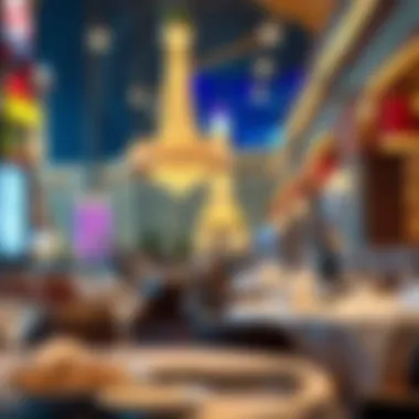 Dining experience at a Las Vegas hotel without resort fees