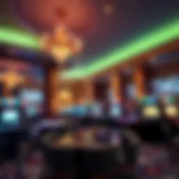 Elegant gaming environment at the Cosmopolitan Players Club