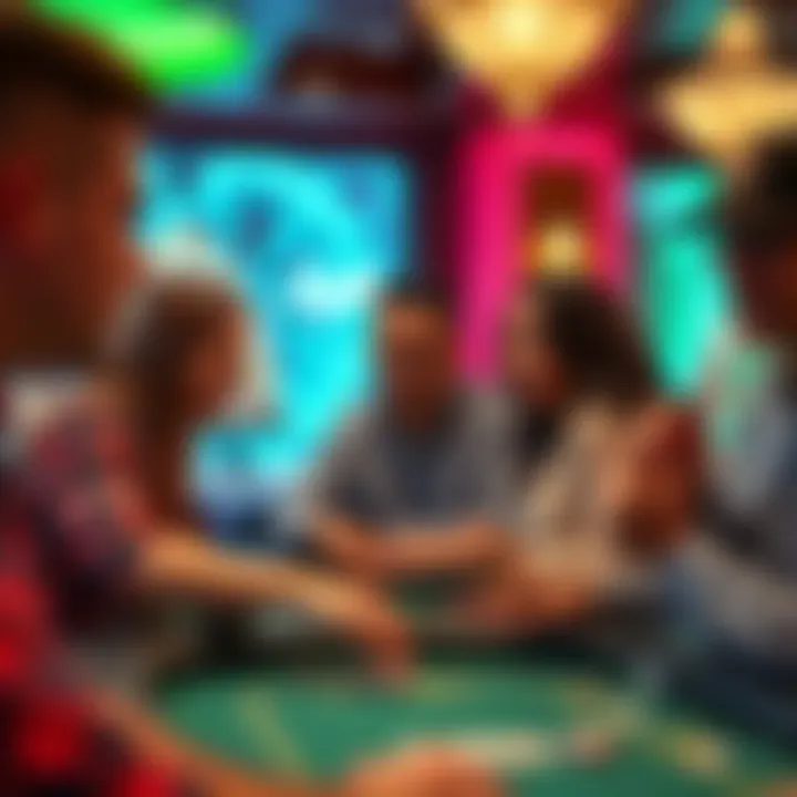 Fostering a Vibrant Gaming Community Group of individuals engaging in a game at the club