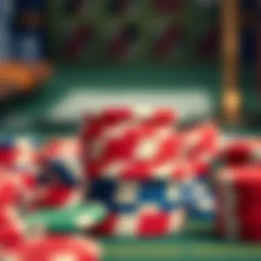 A stack of casino chips representing bankroll management