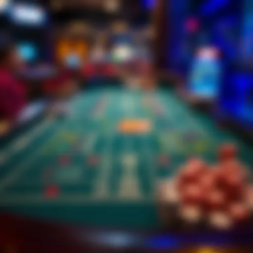 Understanding the Betting Options in Craps Craps table layout showcasing various betting options