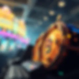 Visual representation of crypto reels in online gaming