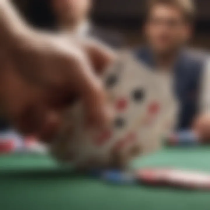 Visual representation of poker hand rankings