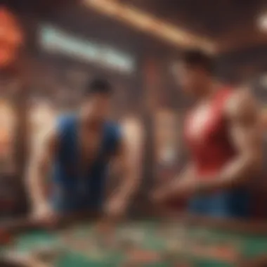 Gameplay Experience in Double Dragon Slots Engaging gameplay scene showcasing player interaction in Double Dragon Slots