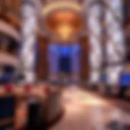 Luxurious lobby of Aria Resort showcasing modern design