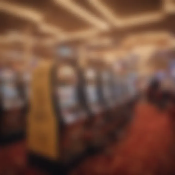 An overview of a bustling Las Vegas casino featuring Aristocrat machines