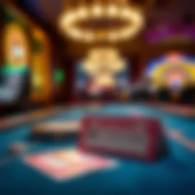 Casino Vouchers Awaiting Use Casino vouchers on a gaming table