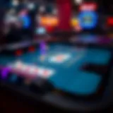 Close-up of a digital blackjack interface