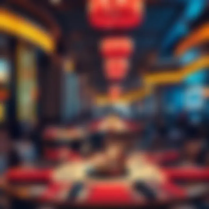 Gourmet Dining Experience Gourmet dining experience within a casino setting