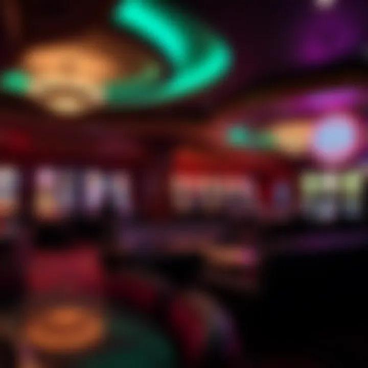 Relaxing Lounge Area Within a Casino, Perfect for Socializing Relaxing lounge area within a casino, perfect for socializing