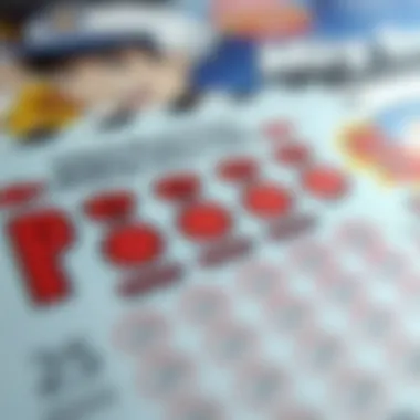 Revealing Potential Prizes Close-up of scratch-off ticket revealing prizes