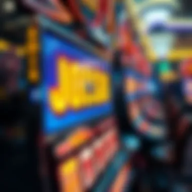 Close-up of a jackpot display showing colossal winnings