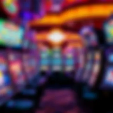 Diverse Themes of Las Vegas Slot Machines Vibrant array of slot machine screens showcasing various themes