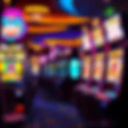 Vibrant video slots in a Las Vegas casino