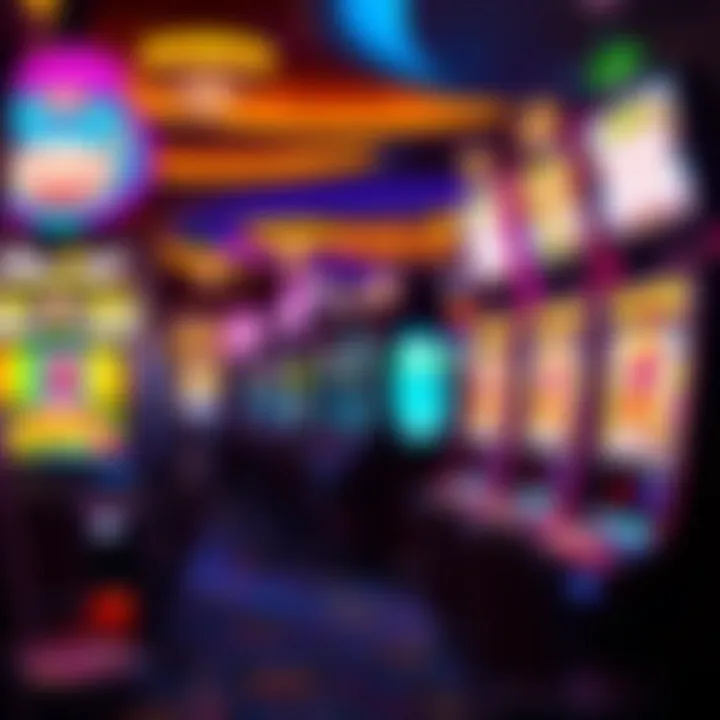 Vibrant video slots in a Las Vegas casino