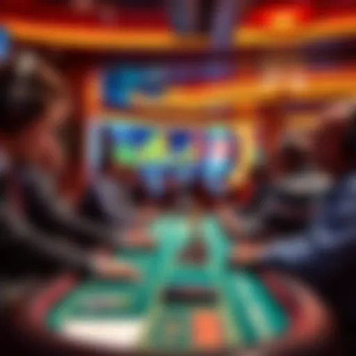 Virtual live dealer gaming experience in California