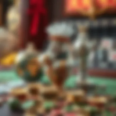 Cultural artifacts symbolizing luck