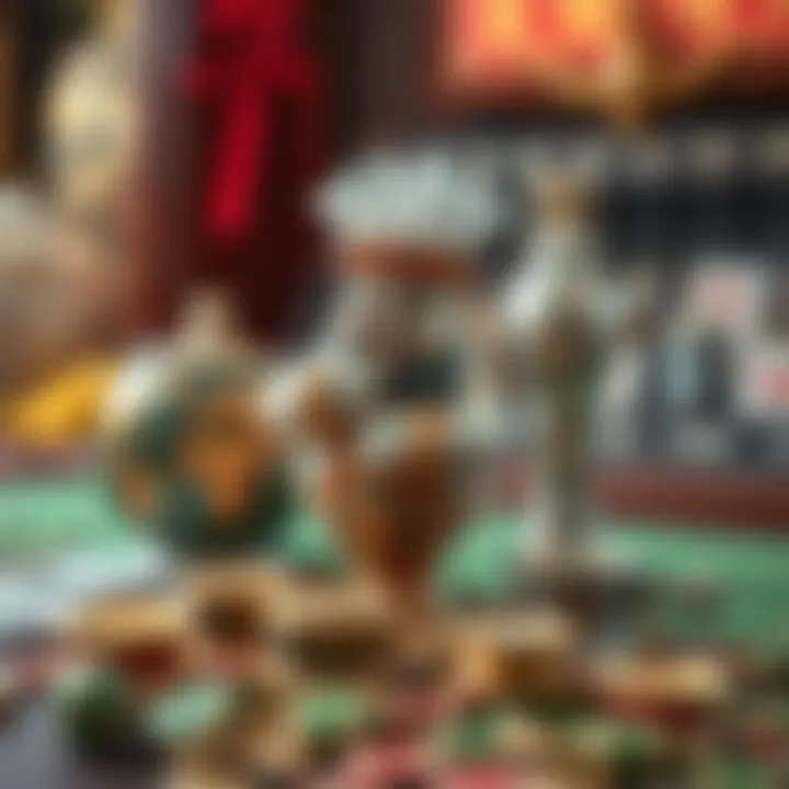 Cultural artifacts symbolizing luck