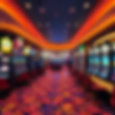 Vibrant Gaming Floor at MGM Casino Arizona Interior gaming floor filled with slot machines and table games