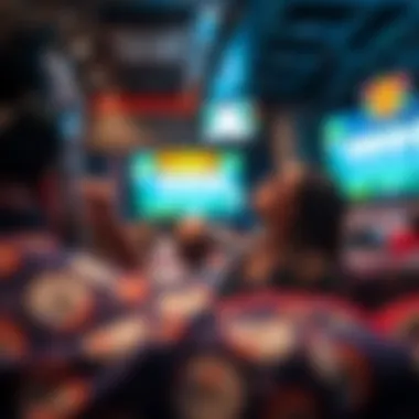 Engaging the Audience: The Power of Live Broadcasting Audience engaging with lottery draw broadcast