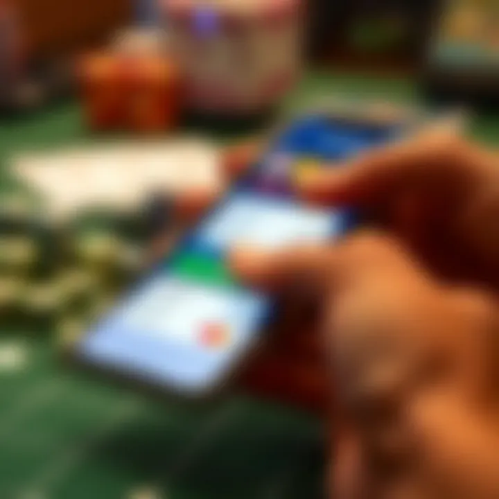 Secure Payment Methods for Online Gambling A virtual payment process on a mobile device