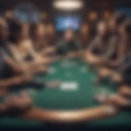 Virtual poker table with friends