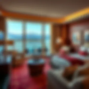 Luxurious guest rooms offering comfort and breathtaking views of Lake Tahoe.