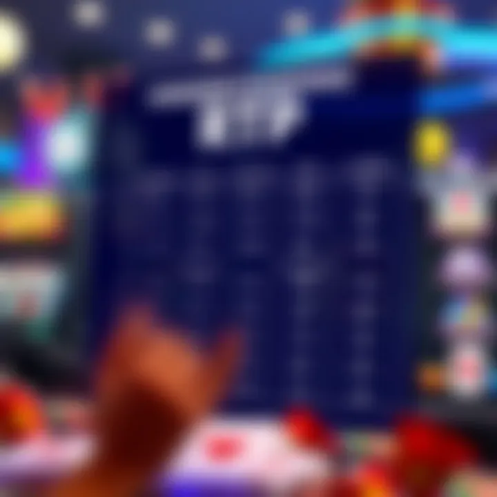 Understanding RTP Percentages A detailed chart explaining Return to Player percentages in slot games