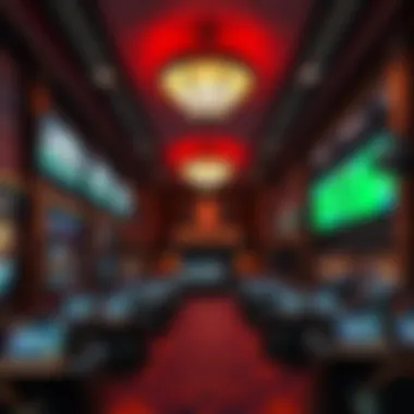 Overview of Station Casino Sports Book's interior ambiance