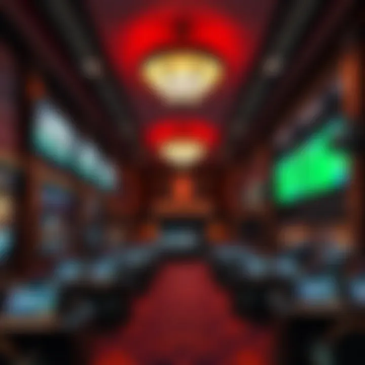 Overview of Station Casino Sports Book's interior ambiance