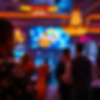 Live Performance at a Casino Venue Entertaining live performance at a casino venue