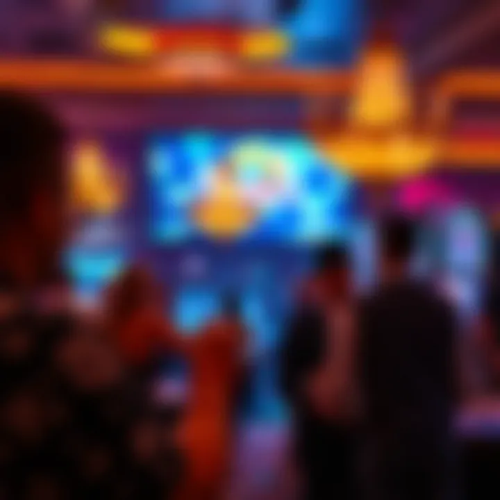 Live Performance at a Casino Venue Entertaining live performance at a casino venue