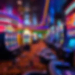 Vibrant gaming floor at a Bronx casino