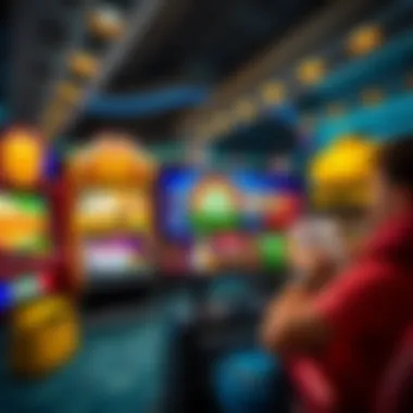 Diverse Online Casino Games Vibrant online casino game interface showcasing various options