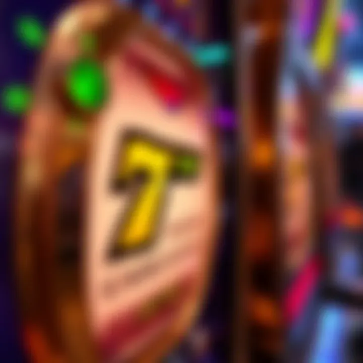 Golden Jackpot Indicator Close-up view of a golden jackpot indicator on a slot machine