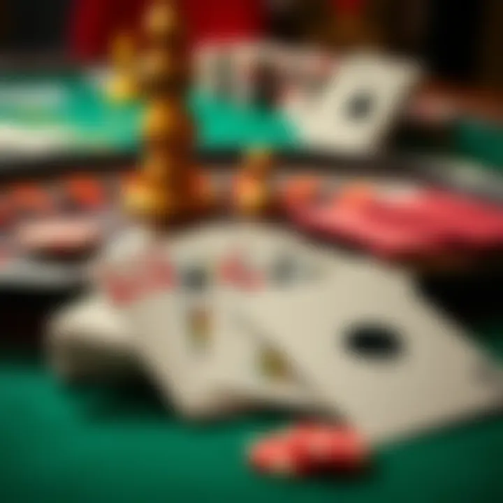 The Strategy Behind Card Games Close-up of a deck of playing cards on a table
