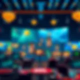 Diverse Online Gambling Platforms A digital landscape showcasing various online gambling platforms and their interfaces.