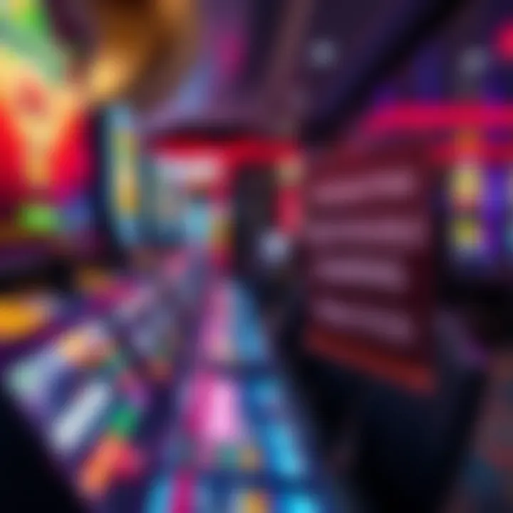 Responsible gaming signage in a casino