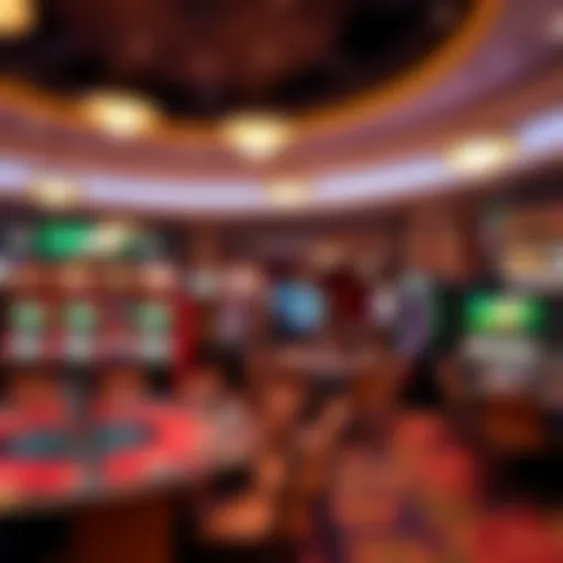 Elegant gaming floor at OYO Casino showcasing diverse gaming options
