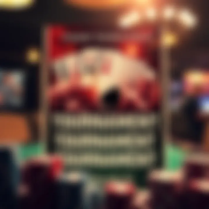 Local Poker Tournament Poster A promotional poster for a local poker tournament in Dallas