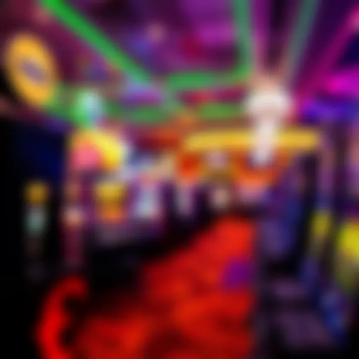 Inside view of the gaming floor filled with slot machines and tables