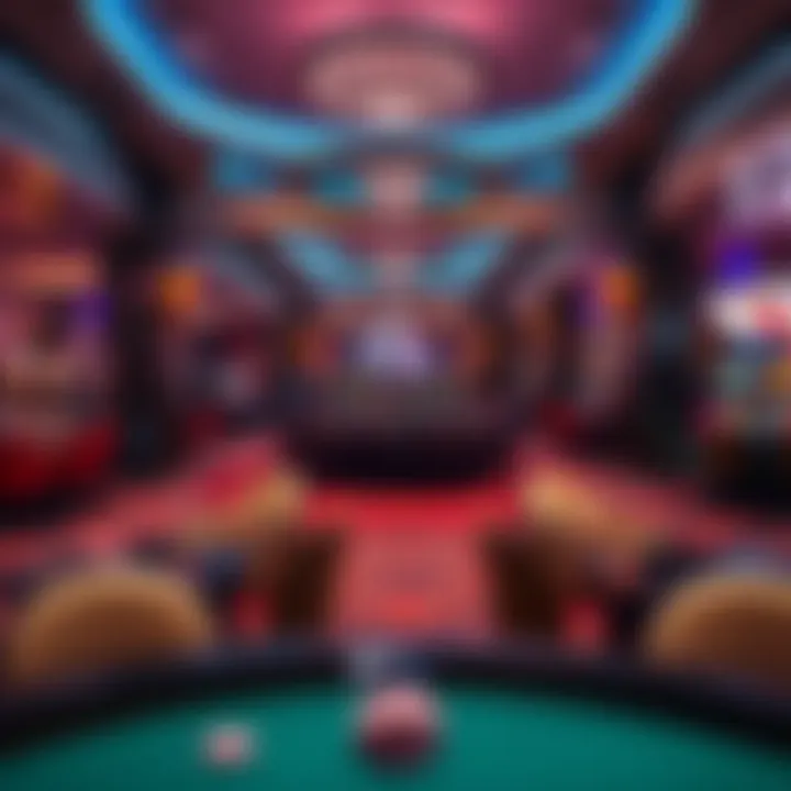 Responsible Gaming: Creating a Balanced Casino Atmosphere A serene lounge area in a modern casino, highlighting responsible gambling