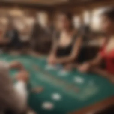 Illustration of the rules and nuances of blackjack gameplay