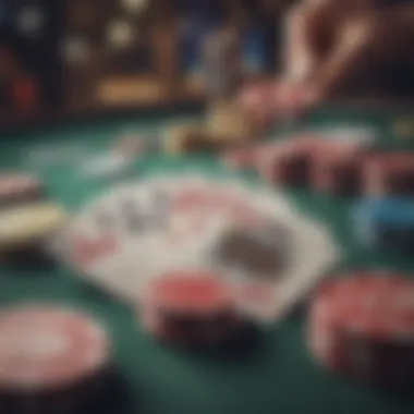 Exciting bonuses displayed with poker chips and cards